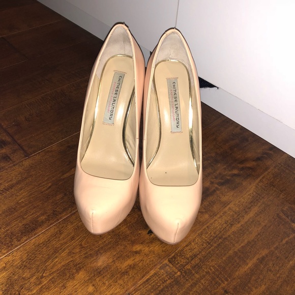 Chinese Laundry Shoes - Chinese Laundry Nude High Heels
